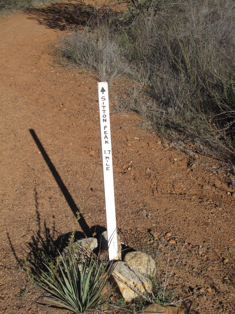 Sitton Peak marker at Four Corners